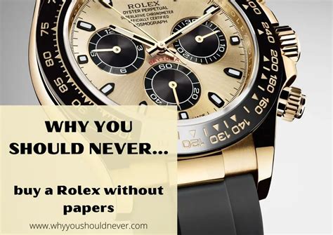 should you buy a used rolex without papers|best rolex model for investment.